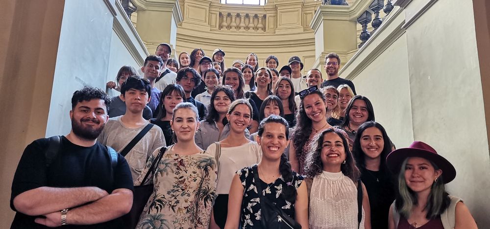 International students on library visit