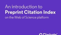 Clarivariate cég ábrája Preprint Citation Index-ről